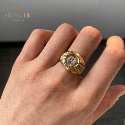 Istrus Moesia Didrachm Coin Ring