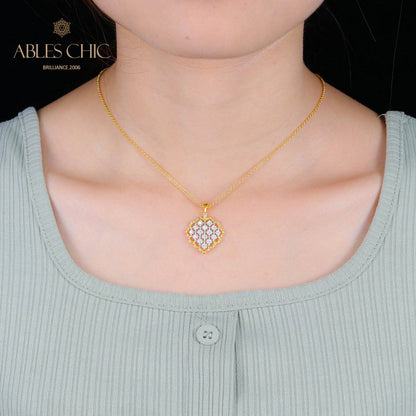 Lace Stars Filigree Necklace 5307