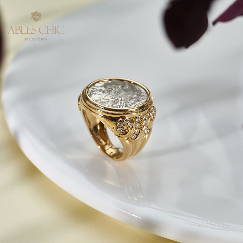 Byzantine Heracles Coin Ring