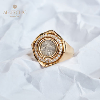 Roaring Lion Coin Ring