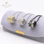 Lacy Filigree Pendant Necklace 6567