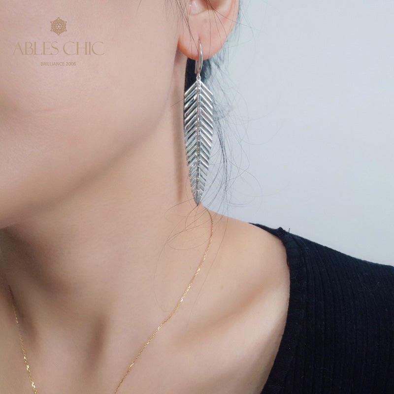 Pine Needle Chandelier Earrings 5937