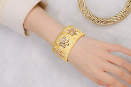 Bracelet Soyeux Fleurs Sunburst 5649