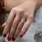 Pezzottaite Wedding Ring R0386