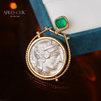 Athena Reversible Medallion Pendant Only