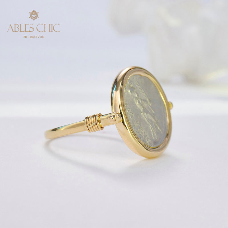 Byzantine Apollo Coin Ring