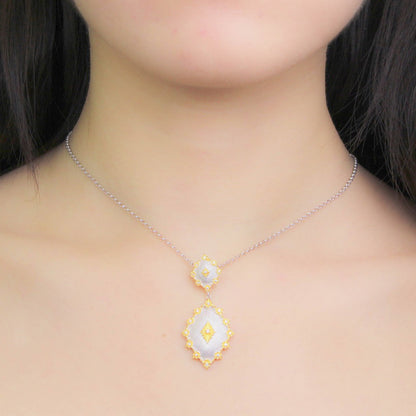 Silky Stars Floral Necklace 5271