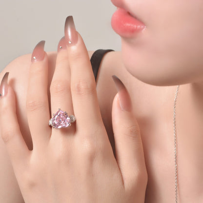 Pink Sapphire Wedding Ring R0926