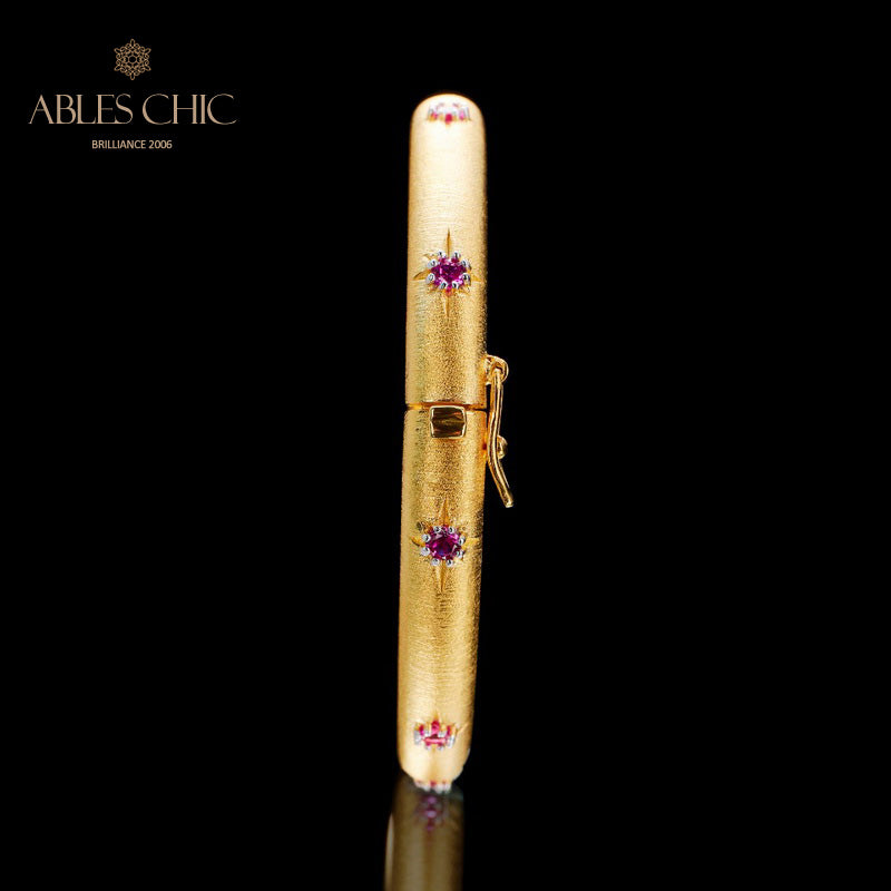 Starry Fretwork Ruby Bracelet 5711