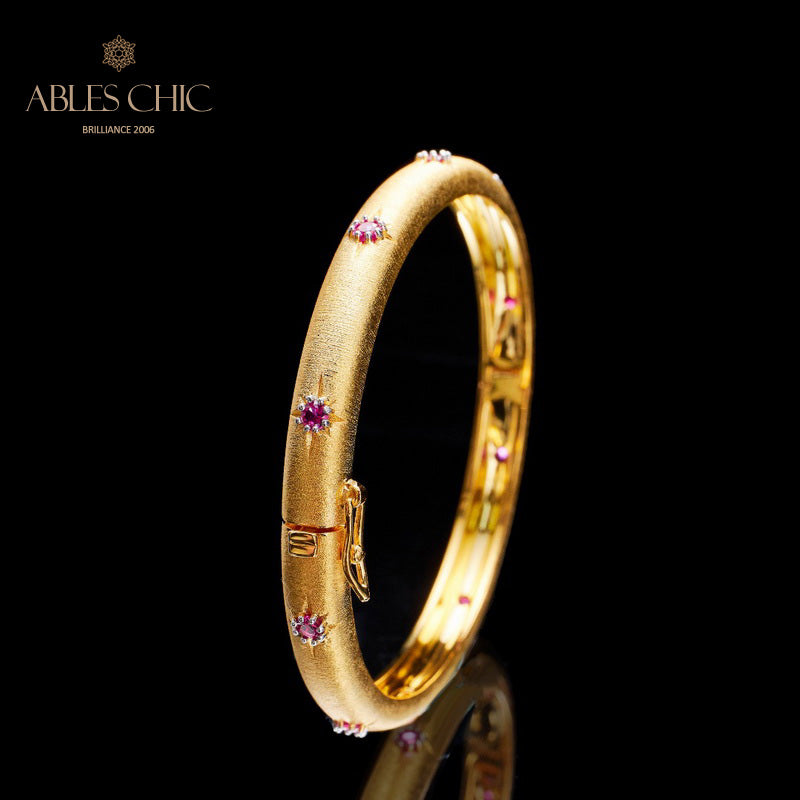 Starry Fretwork Ruby Bracelet 5711