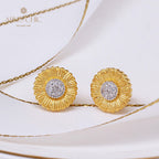 Floral Daisy Stud Earrings 5260