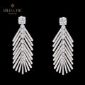 Silky Cypress Needle Earrings 6135