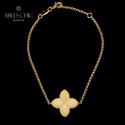 Silky Clover Floral Bracelet 6128