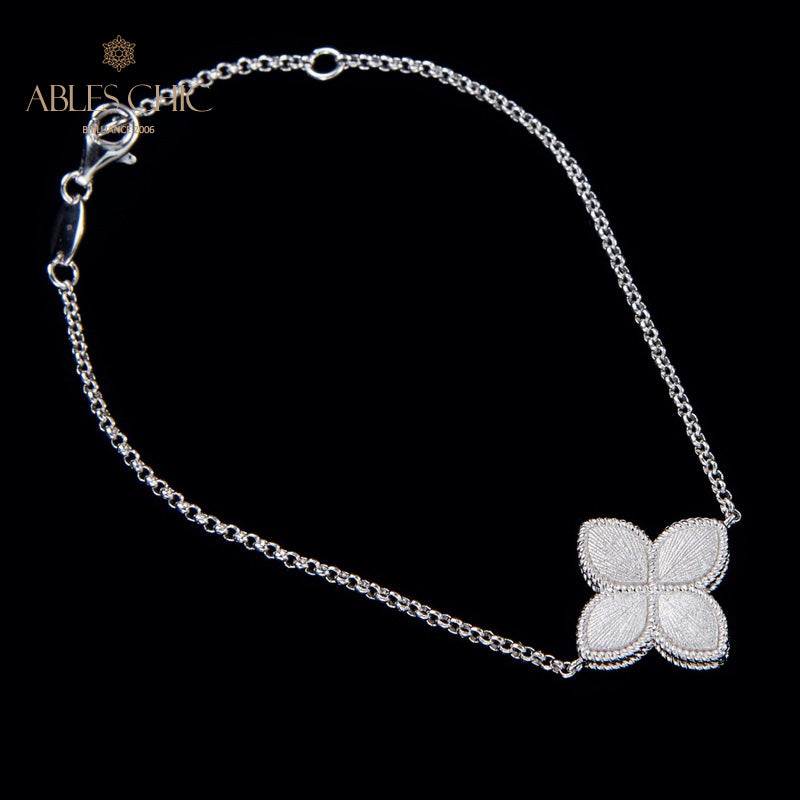 Bracelet Floral Trèfle Soyeux 6128