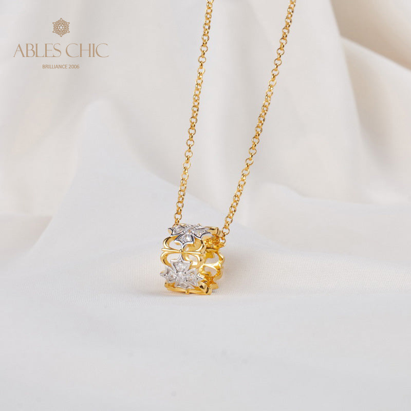 Fretwork Clover Necklaces 5806