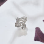 Traditional Fretwork Floral Ring 6053
