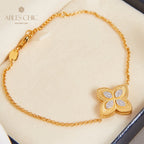 Fabric Element Clover Bracelet 6127