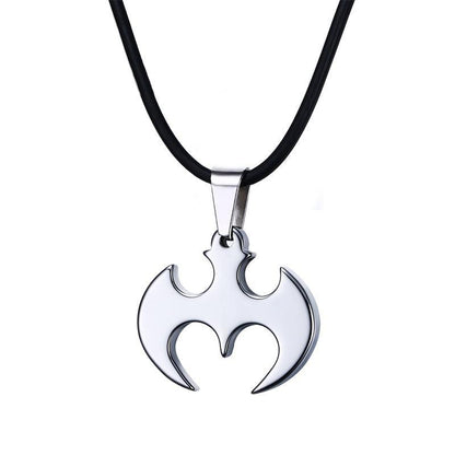 White Tungsten Vampire Bat Pendant Gothic Ghost Halloween Charm Necklace For Men Women Wholesale - Ables Mall