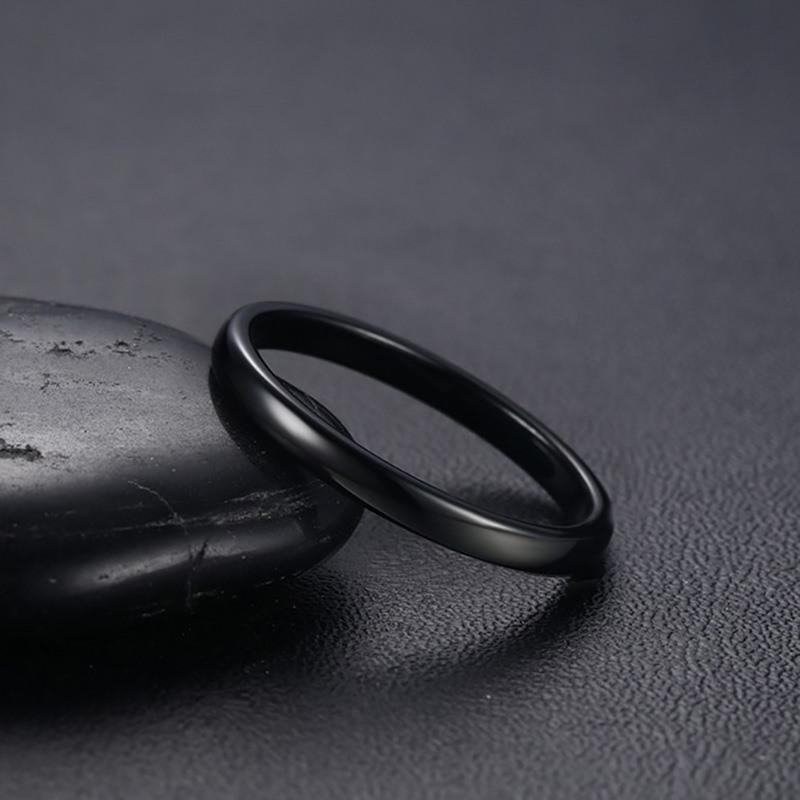 High Polished Tungsten Wedding Band Classic Engagement Ring Wholesale 2mm - Ables Mall