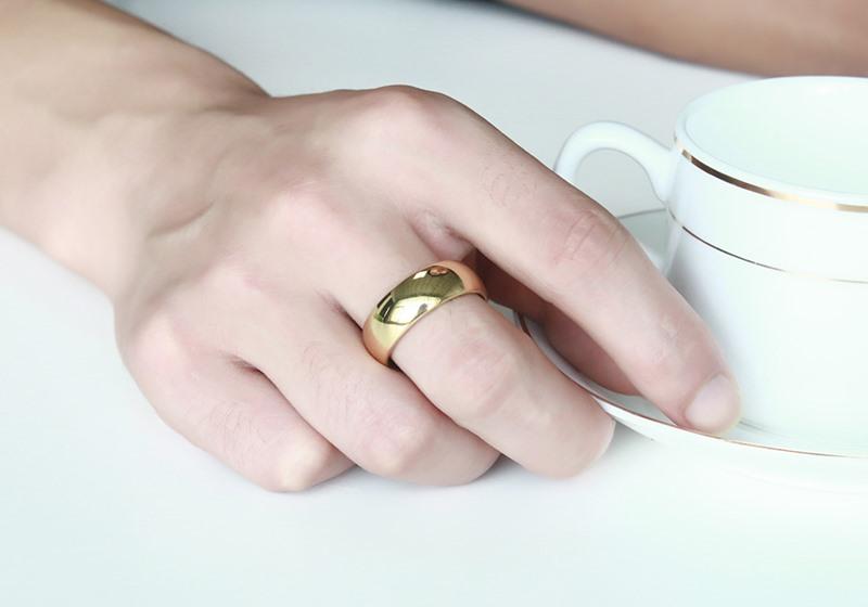 High Polished Tungsten Engagement Band Mens Wedding Ring Wholesale - Ables Mall