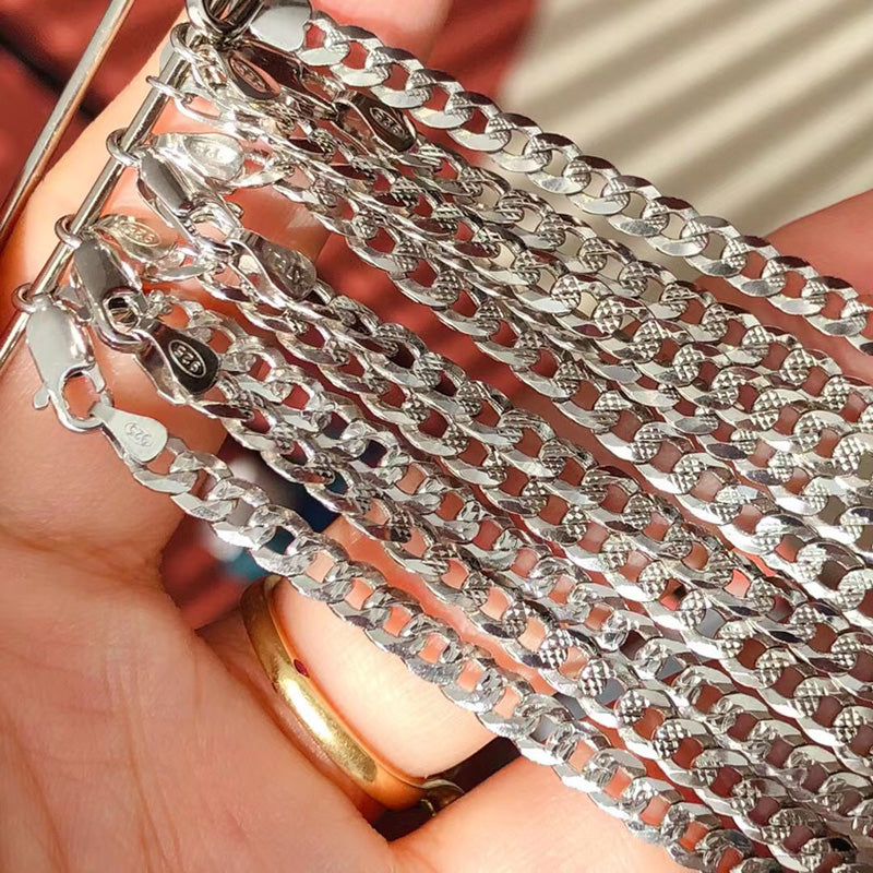 Diamond Cut Rombo Curb Chain 50cm 6060