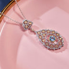 Lace Filigree Chandelier Necklace 6022