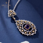 Lace Filigree Chandelier Necklace 6022