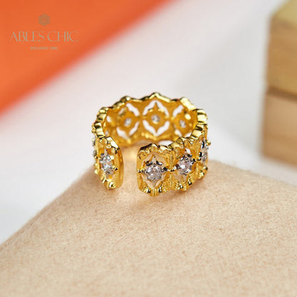 Starry Night Filigree Ring 5999