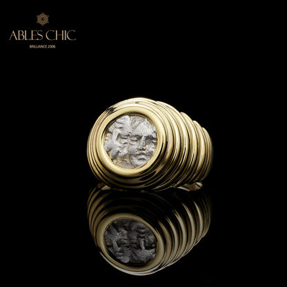 Istrus Moesia Didrachm Coin Ring