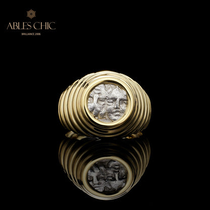 Istrus Moesia Didrachm Coin Ring