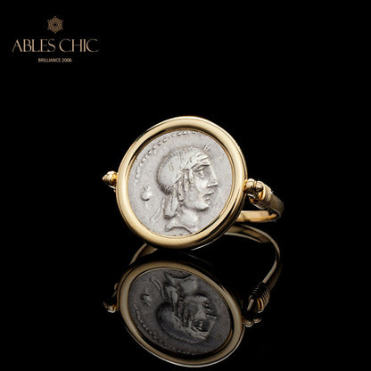 Byzantine Apollo Coin Ring