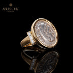 Byzantium Heracles Lira Coin Ring