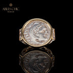 Byzantium Heracles Lira Coin Ring