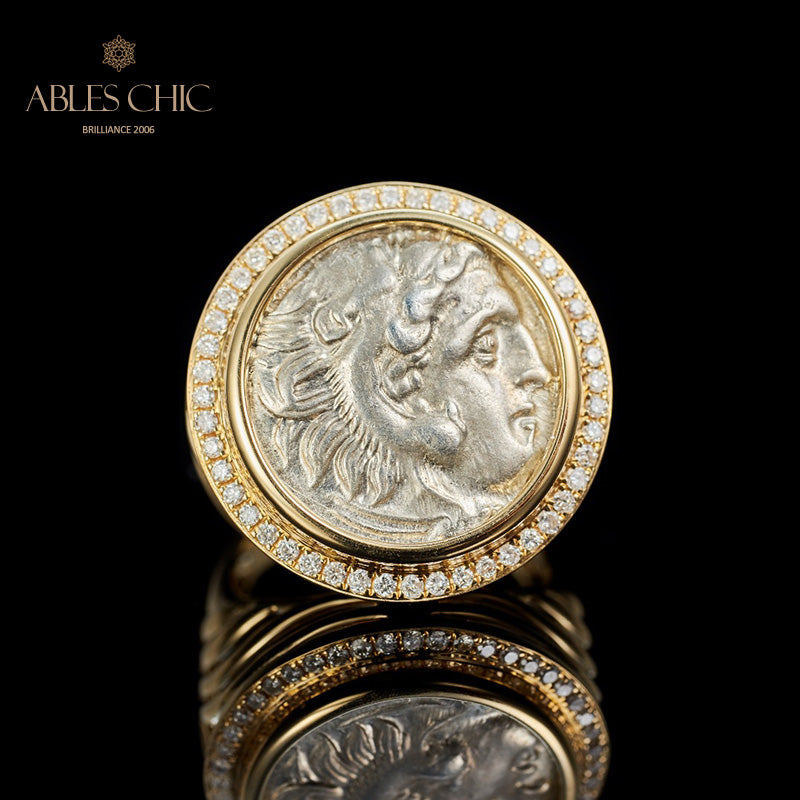 Ancient Heracles Coin Ring