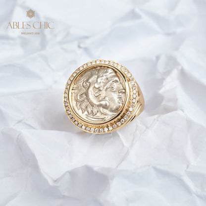 Ancient Heracles Coin Ring