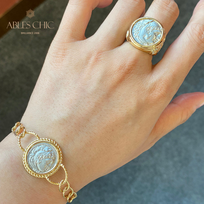 Byzantine Heracles Coin Ring