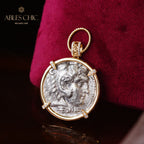 Hercules Coin Medallion Pendant Only