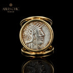 Roman Goddess Coin Ring