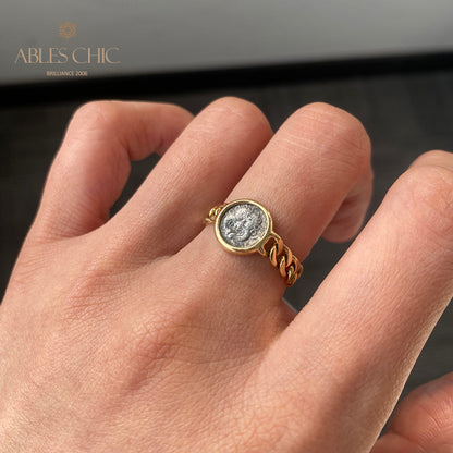 Byzantine Medusa Coin Ring