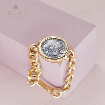 Byzantine Medusa Coin Ring