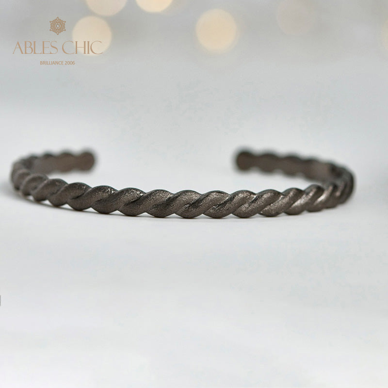 Rope Pattern Matte Bracelet 5921