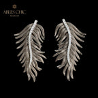 Antique Pine Needle Chandelier Earrings 5991