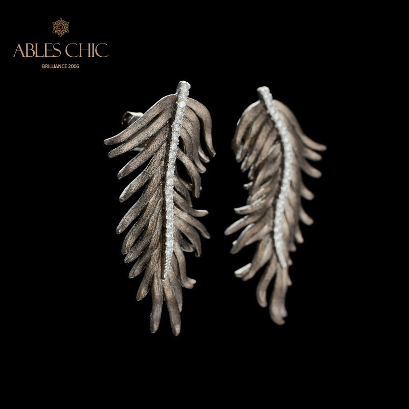 Antique Pine Needle Chandelier Earrings 5991