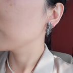 Antique Pine Needle Chandelier Earrings 5991