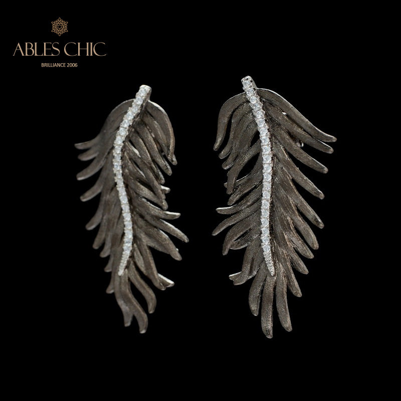 Antique Pine Needle Chandelier Earrings 5991