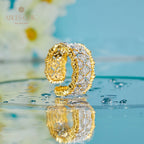 Honeycomb Fretwork Open Ring 5857