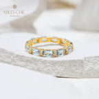 Aquamarine Stack Ring 6042