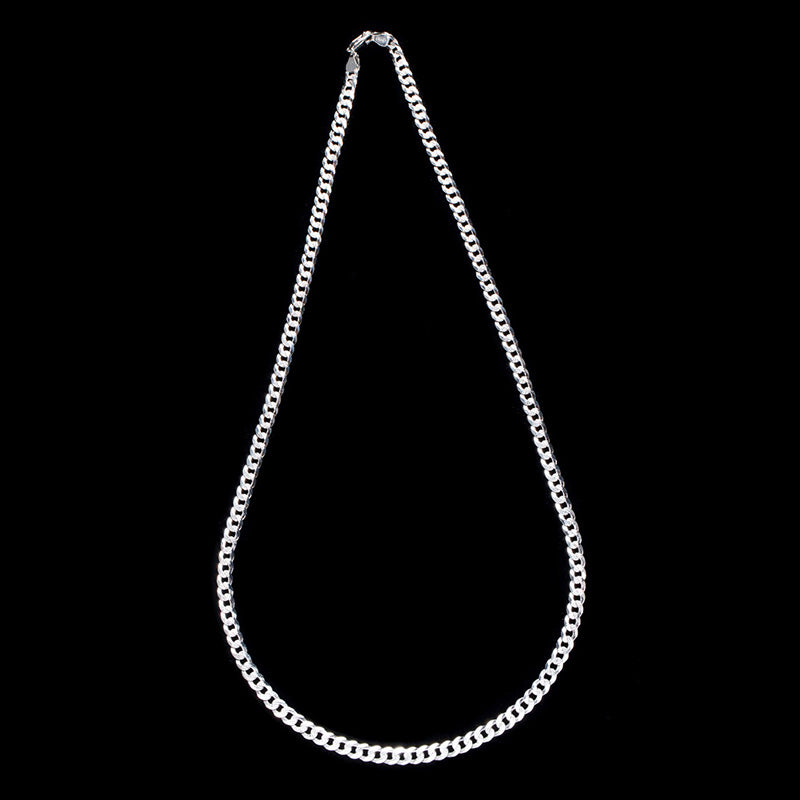 Diamond Cut Rombo Curb Chain 50cm 6060