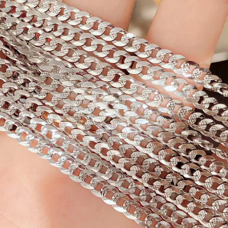 Diamond Cut Rombo Curb Chain 50cm 6060