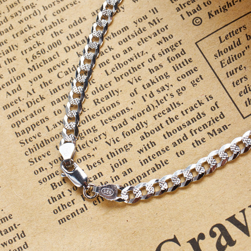 Diamond Cut Rombo Curb Chain 50cm 6060